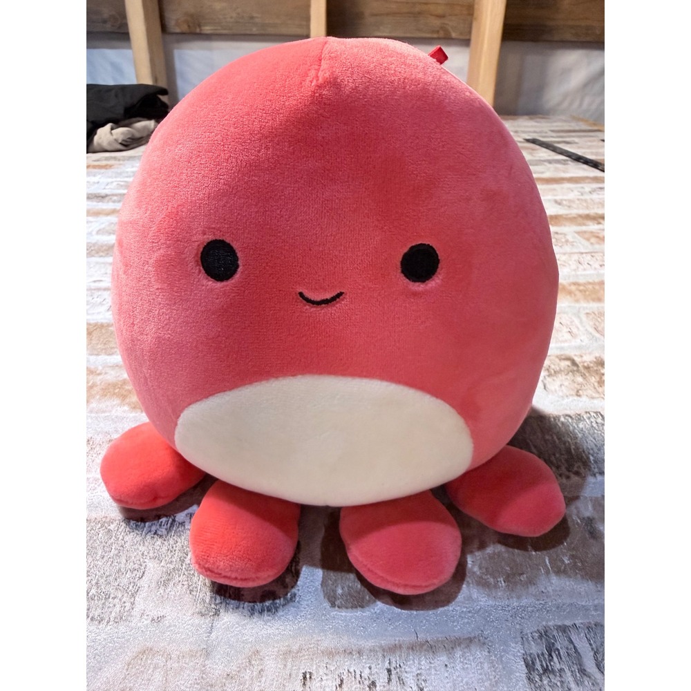 Squishmallows Veronica the Octopus 8 Inch Red Plush Kellytoy Stuffed Animal